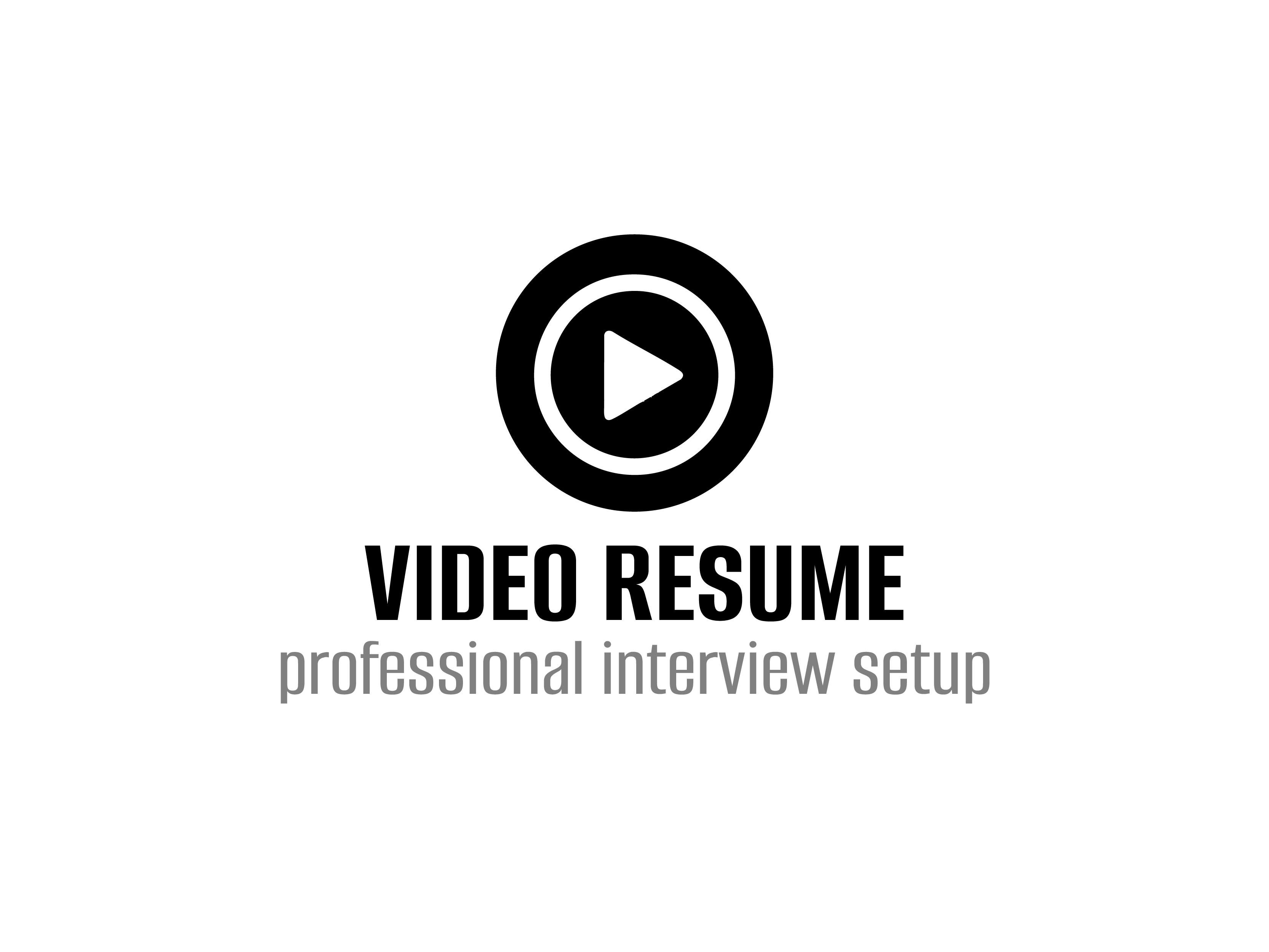 Premium Video Resume